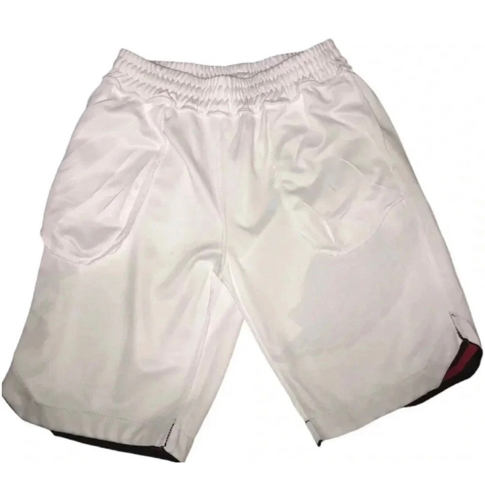 LIKE-NEW Vintage Brand Rumor Has It Basketball White Shorts Men’s Size Small‎ - Picture 7 of 9